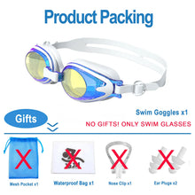 Load image into Gallery viewer, JSJM Professional Kids Swimming Goggles Anti-Fog UV Protection Waterproof Silicone Swim Glasses for Boys Girls Swim Eyewear Gift