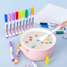 Load image into Gallery viewer, Water Floating Pen Magical Ink Pens With Spoon Floating Color Water Painting Floating Chalk Art Graffiti Drawing Set For Kids