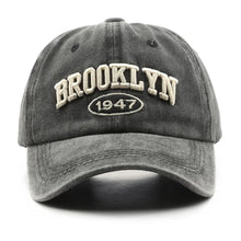 Load image into Gallery viewer, Brooklyn Alphabet Baseball Cap Men Women's Cowboy Baseball Cap Summer Cotton Hat Snapback Hip-Hop Hat Casual Gorra Hombre Visor