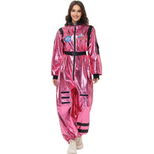 Load image into Gallery viewer, Silver Astronaut Costume Adult Spaceman Jumpsuit Space Suit Outfit for Women Men Cosplay Halloween Costumes 2024 New