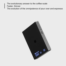 Load image into Gallery viewer, TIMEMORE Scale Black Mirror Mini Pour over Espresso Scale With Brewing Flow Rate and Heat Insulation Pad Electronic Coffee Scale