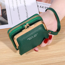 Load image into Gallery viewer, Women&#39;s Fashion Wallet with Wrist Strap - Large Capacity Coin Clip and Card Slots