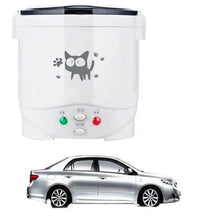 Load image into Gallery viewer, Electric Mini Rice Cooker Portable MultiCooker Household Rice Cookers 12V 24V 220V Pot Cooking Machine Pans For Car Truck Home