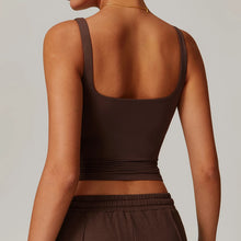 Load image into Gallery viewer, Ctenkevet Women's Workout Yoga Tank Top Quick-Dry Gym Sports Vest Female Running Tight Top Women U-Back Fitness Underwear
