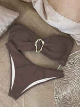Load image into Gallery viewer, "2026 Sexy Bandeau Push-Up Bikini Set - Brazilian Thong Swimwear for Women"