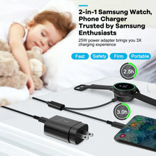 Load image into Gallery viewer, 2-in-1 USB C Charger Cable for Samsung Galaxy Watch6/5/4 &amp; S23 Ultra