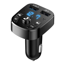 Load image into Gallery viewer, Car Charger FM Transmitter Bluetooth Audio Dual USB Car MP3 Player Autoradio Handsfree Charger 3.1A Fast Charger Car Accessories