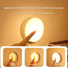 Load image into Gallery viewer, New dormitory night light bedside light learning desk lamp eye protection charging energy-saving button magnetic student light w