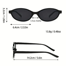 Load image into Gallery viewer, 1 Pair of Y2K Style Classic Oval Frame Men's and Women's Fashionable Glasses Are Perfect for Casual Wear Photography