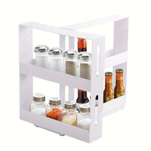 Load image into Gallery viewer, Rotating Spice Rack! 2-Tier, Pull-Out Organizer