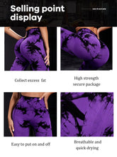 Load image into Gallery viewer, Trendy Tie Dye Yoga Leggings (Women&#39;s) - High Waist, Tummy Control