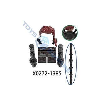 Action Figure Accessories Set – Shield, Weapons, Hair, Legs, MOC Bricks Toys X0272