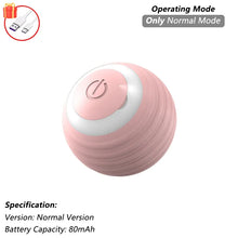 Load image into Gallery viewer, Dog Cat Interactive Ball Toy Automatic Rolling Ball Faux Tail Rechargeable Smart Pet Electric Toy Dog Cat Training Imitate Mouse