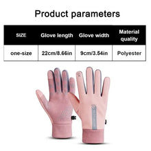 Load image into Gallery viewer, Womens Autumn and Winter Sports Warm Gloves Waterproof and Anti Slip Cycling Gloves Wind and Cold Resistant Outdoor Activity Glo