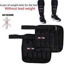 Load image into Gallery viewer, 20kg Adjustable Weight Training Suit Empty Bag Fitness Running Vest, Hand And Foot Strength Training Physical Training Clothing