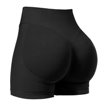 Load image into Gallery viewer, Gym Shorts Women Fitness Sports Biker Shorts 4.5" Low Ribbed Band Yoga Shorts Workout Scrunch Butt Seamless Leggings