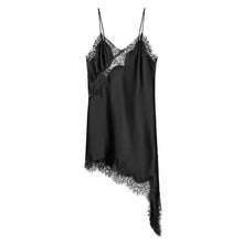 Load image into Gallery viewer, Women Sexy Irregular Lace Dress Fashion V Neck Hem Suspender Long Dresses 2025 New Fashion Party Vestidos