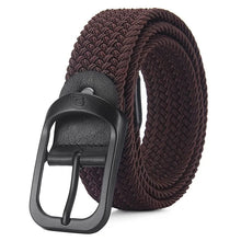 Load image into Gallery viewer, Men's Belt Casual Woven Elastic Belt Outdoor Sports Women's Belt No Need for Punching Climbing Work Belt For Men Women Fashion