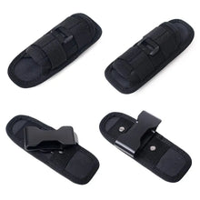 Load image into Gallery viewer, Tactical MOLLE Flashlight Pouch - 360° Rotatable Nylon Torch Holster Case Outdoor Use