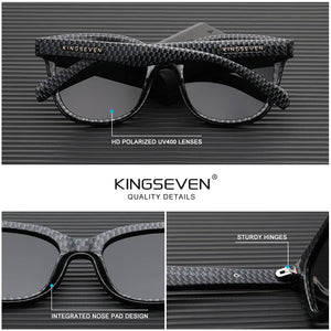 KINGSEVEN Polarized Sunglasses - Full Frame, UV400 Mirror Lens, TR90 Eyewear