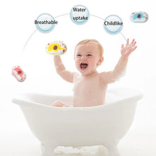 Load image into Gallery viewer, Cute Kids Baby Cotton Shower Bath Sponge Rub Cartoon elephant Body Wash Towel Infant Toddle Newborn Bath Brushes Soft Sponge