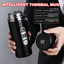Load image into Gallery viewer, 500ml-1L Stainless Steel Thermos with LED Temp Display Vacuum Bottle