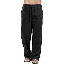 Load image into Gallery viewer, Men&#39;s Cotton Linen Pants: Casual Streetwear Lightweight Trousers