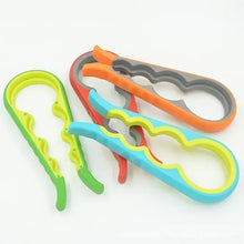 Load image into Gallery viewer, 4 in 1 Multi-Functional Silicone Bottle Opener - Easy to Use, Safe, Non-Toxic Kitchen Tool