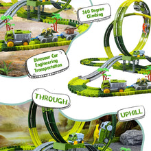 Load image into Gallery viewer, Climbing Train &amp; Dino Track! Magic Race Track Fun