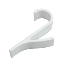 Load image into Gallery viewer, Kitchen Bathroom Hanger Clips Storage Racks White Clear Hanger Heated Towel Radiator Rail Clothes Scarf Hanger Hooks Holder