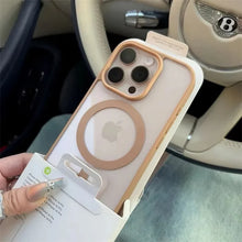 Load image into Gallery viewer, Transparent Magsafe Magnetic Case For iPhone 16 17 Air 16e 15 14 Plus 13 12 11 Pro Max Wireless Charging  Hard Protect Cover