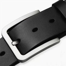 Load image into Gallery viewer, Men&#39;s PU Leather Belt: Designer Alloy Buckle for Business &amp; Leisure