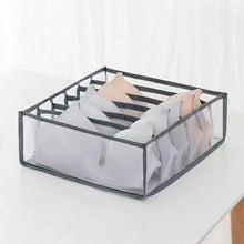 Load image into Gallery viewer, 6/7/11 Compartments Underwear Storage Box, Home Underwear Bra Sock Cabinet, Drawer Style Fabric Mesh Partition And Sorting Box
