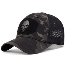Load image into Gallery viewer, Unisex Skull Embroidered Top &amp; Patch Baseball Cap Set - Outdoor Adjustable Casual Hat