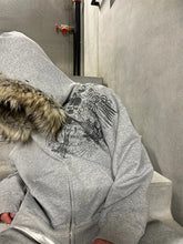 Load image into Gallery viewer, Autumn/Winter Y2k Women Aesthetic Harajuku Faux Fur Collar Hoodies Clothes Graphic Hip Hop Punk Gothic Zip Up Hoodies 2026 new