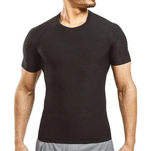Load image into Gallery viewer, Men&#39;s Sauna Sweat Vest &amp; Short Sleeve Compression Shirt - Heat Trapping Shapewear