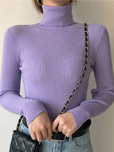 Load image into Gallery viewer, Heliar Women Fall Turtleneck Sweater Knitted Soft Pullovers Cashmere Jumpers Basic Soft Sweaters For Women 2024 Autumn Winter