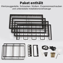 Load image into Gallery viewer, Power Tool Rack Electric Drill Holder Wall Mount Organizer Wrench Screwdriver Power Storage Shelf for Workshop Garage