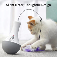 Load image into Gallery viewer, Cat Interactive Toys Funny Feather Kitten Teaser Indoor Play Automatic Toy Gift Cat Feather Toy