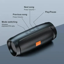 Load image into Gallery viewer, XIKCU Portable Dual Bluetooth Speaker Stereo Outdoor Tfusb Playback Fm Voice Broadcasting Portable Subwoofer 50 Wireless Speaker