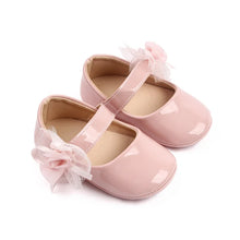 Load image into Gallery viewer, Baby Girl Flower Trainers - Soft Anti-Slip Shoes, Newborn Toddler Footwear, 1 Year Gift