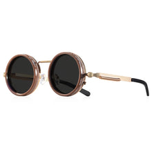 Load image into Gallery viewer, CRIXALIS Polarized Round Sunglasses ND9 Adjustable Dimming Men Women Retro Punk Men's Fishing Eyeglasses Outdoor Shades UV400
