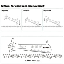 Load image into Gallery viewer, Stainless Steel Bike Chain Wear Indicator Tool