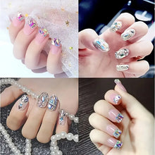 Load image into Gallery viewer, 150pcs Round Flatback Glass Rhinestones + 20pcs Odd Shapes for Jewelry/Nail Art Design