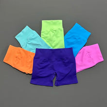 Load image into Gallery viewer, Histello Sports Shorts 4.5" Women Yoga Exercise Shorts Scrunch Bum Hip Tight Workout Fitness Activewear Gym Running Short Pants