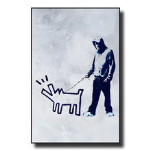 Load image into Gallery viewer, Banksy Street Graffiti Decorative Canvas Painting Art Poster Abstract Figure Mural Room Wall Decoration Prints