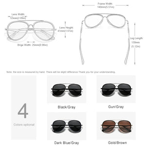 KINGSEVEN Classic Polarized Sunglasses Men's Pilot Sun Glasses UV Blocking