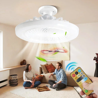 Smart Ceiling Fan with LED Lights & Remote Control for Stylish Home Upgrade