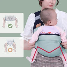 Load image into Gallery viewer, Multifunctional Child Carrier Wrap Ring Sling Ergonomic Baby Toddler Carrier