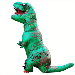 Inflatable T-Rex Dinosaur Costume for Adults - Halloween Party Fancy Dress Outfit